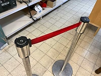 Afzetpaaltjes met lint (2x) - afbeelding 3 van  5