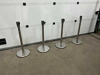 Afzetpaaltjes met lint (4x) - afbeelding 3 van  6