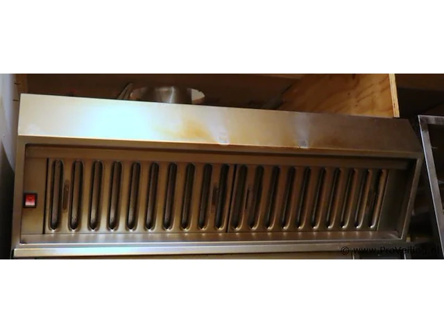 Afzuiger, rvs - 92x85x32cm - afbeelding 1 van  2