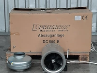 Afzuiginstalatie, bernardo, dc 500 e, 2024 - afbeelding 1 van  10