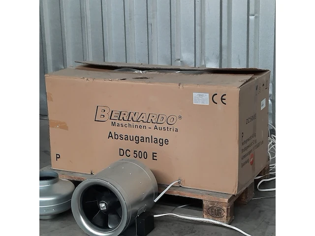 Afzuiginstalatie, bernardo, dc 500 e, 2024 - afbeelding 3 van  10