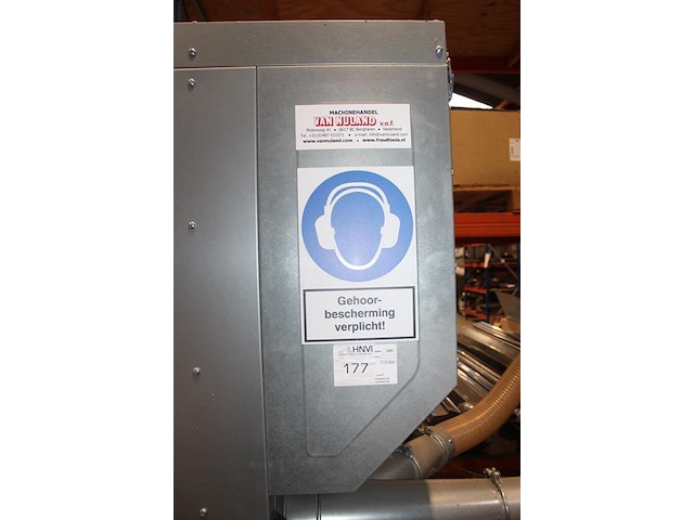 Afzuiginstallatie schuko vacomat 140/160 xpe. bouwjaar 2022. afmeting 1715 x 900 x 2130 mm. max 1447 kuub p... - afbeelding 2 van  7