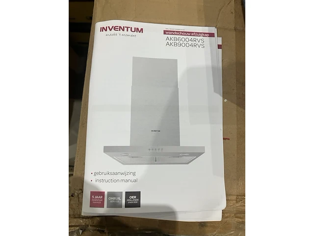 Afzuigkap, inventum, akb6004rvs - afbeelding 1 van  6
