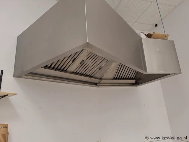 Afzuigkap, rvs - 220x110x50 cm - afbeelding 3 van  5