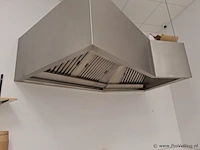 Afzuigkap, rvs - 220x110x50 cm - afbeelding 3 van  5