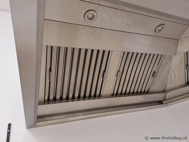 Afzuigkap, rvs - 220x110x50 cm - afbeelding 4 van  5