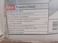Afzuigkap rvs karwei nieuw in doos geen retour aantal 1 stuks. - afbeelding 7 van  7