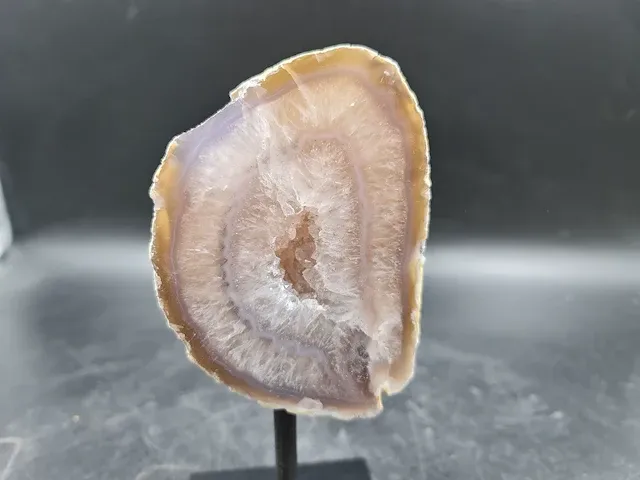 Agaat geode op standaard - afbeelding 5 van  5