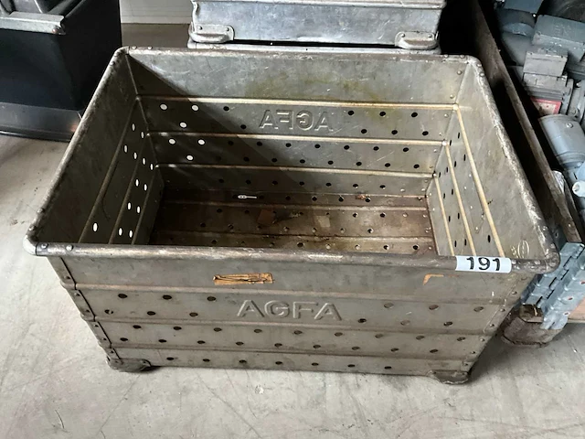 Agfa aluminium magazijnbak (3x) - afbeelding 2 van  3