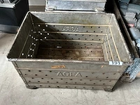 Agfa aluminium magazijnbak (3x) - afbeelding 2 van  3