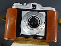 Agfa isola camera in lederen etui - afbeelding 2 van  5