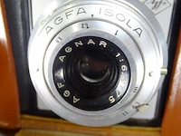 Agfa isola camera in lederen etui - afbeelding 4 van  5