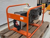 Aggregaat benzine 6,5kva 1x230v ra 1x400v europower generators, ep6500t, bouwjaar 2014 - afbeelding 2 van  7