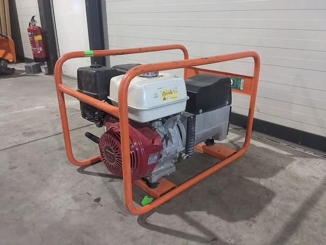 Aggregaat benzine 6,5kva 1x230v ra 1x400v europower generators, ep6500t, bouwjaar 2017 - afbeelding 21 van  22