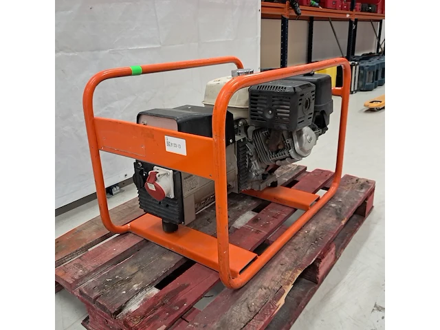 Aggregaat benzine 6,5kva 1x230v ra 1x400v europower generators, ep6500t, bouwjaar 2018 - afbeelding 3 van  8