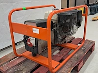 Aggregaat benzine 6,5kva 1x230v ra 1x400v europower generators, ep6500t, bouwjaar 2018 - afbeelding 3 van  8