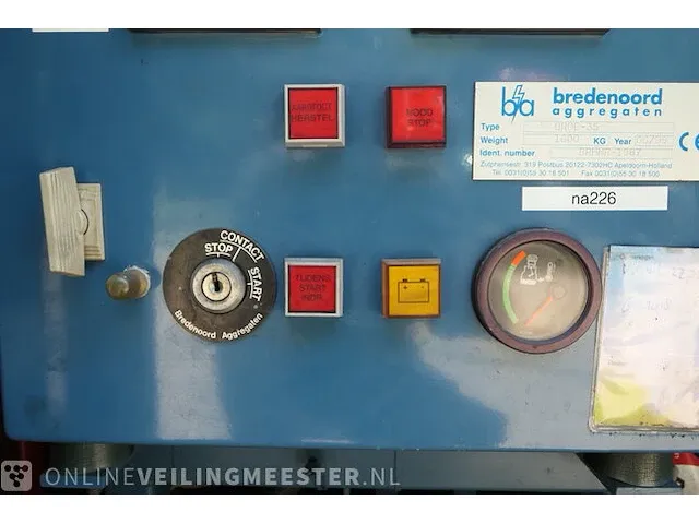 Aggregaat bredenoord, brde-35, bouwjaar 1999 - afbeelding 15 van  17