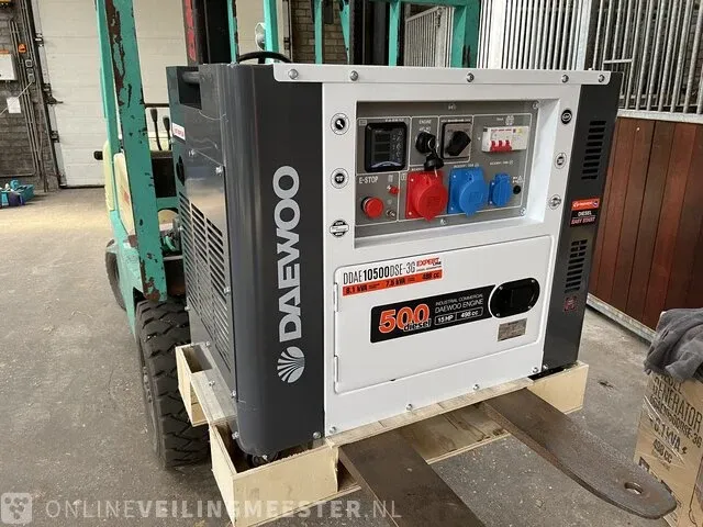 Aggregaat diesel daewoo, dae10500dse, wit, bouwjaar 2023 - afbeelding 1 van  6