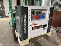 Aggregaat diesel daewoo, dae10500dse, wit, bouwjaar 2023