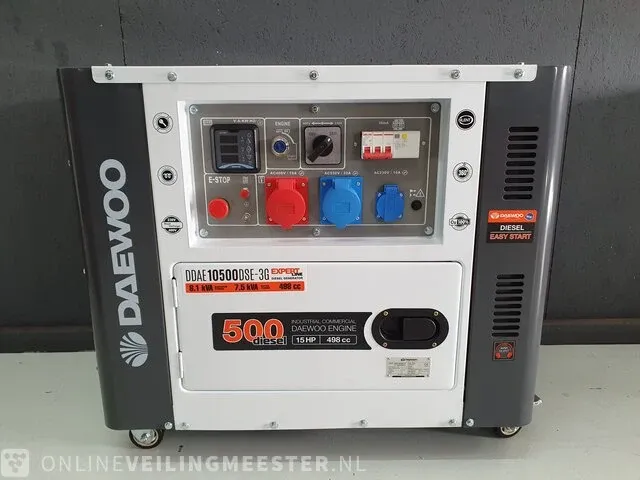 Aggregaat diesel daewoo, dae10500dse, wit, bouwjaar 2023 - afbeelding 2 van  6