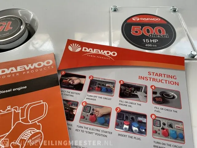 Aggregaat diesel daewoo, dae10500dse, wit, bouwjaar 2023 - afbeelding 5 van  6