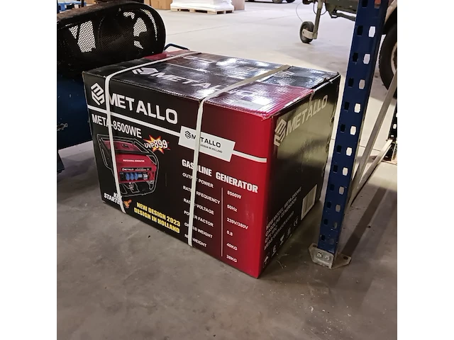 Aggregaat, metallo, 8500w, rood, 2023 - afbeelding 3 van  5