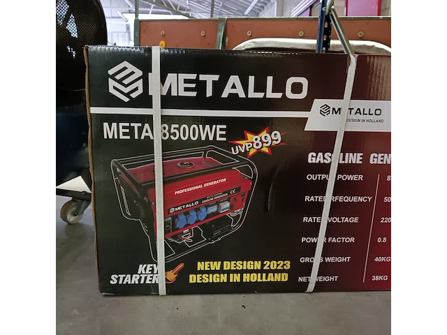 Aggregaat, metallo, 8500w, rood, 2023 - afbeelding 5 van  5