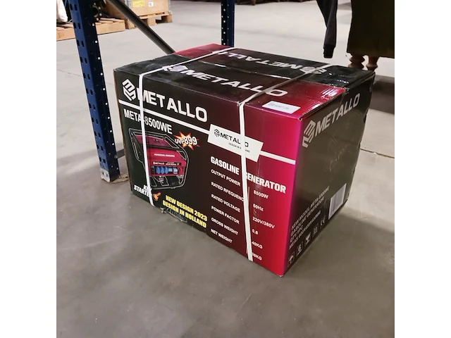 Aggregaat, metallo, 8500w, rood, 2023 - afbeelding 4 van  6