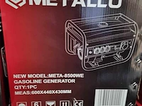 Aggregaat, metallo, 8500w, zwart, 2023 - afbeelding 3 van  3