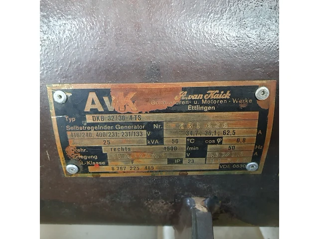 Aggregaat op aanhanger, bosch eisemann, 7 790 307 021, 1979 - afbeelding 19 van  27