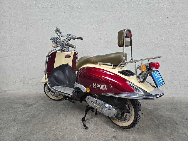 Agm - snorscooter - retro - 4t 25km uitvoering dgs11r - afbeelding 6 van  7
