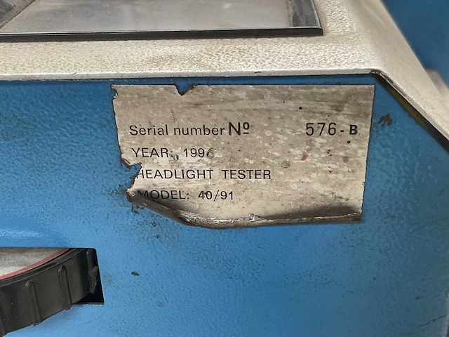 Agm 40/91 koplamptester - afbeelding 8 van  8