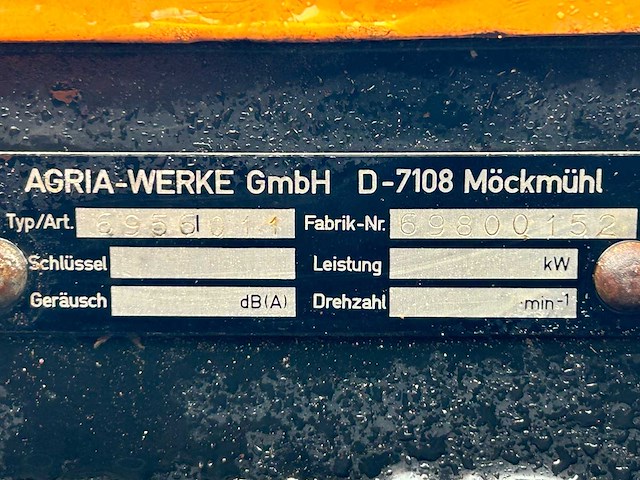 Agria 6900-d1 smalspoortractor - afbeelding 31 van  42