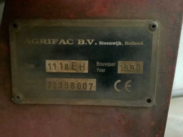 Agrifac - 1998 - 1118eh - veldspuit - afbeelding 14 van  21