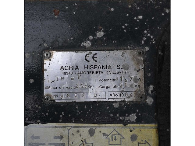 Agrimac - 2003 - th210 - ruw terrein heftruck - afbeelding 7 van  18