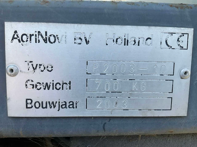 Agrinova p2003-10 kluitsteekmachine - afbeelding 11 van  19