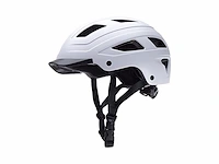 Agu cit-e iv led fietshelm - wit - s/m - incl. led licht - afbeelding 1 van  2