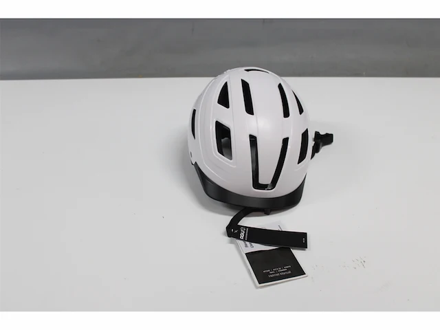 Agu cit-e iv led fietshelm - wit - s/m - incl. led licht - afbeelding 2 van  2