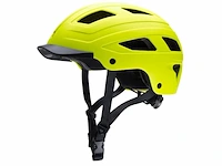 Agu cit-e iv led fietshelm fluo geel lxl incl. led licht - afbeelding 1 van  1