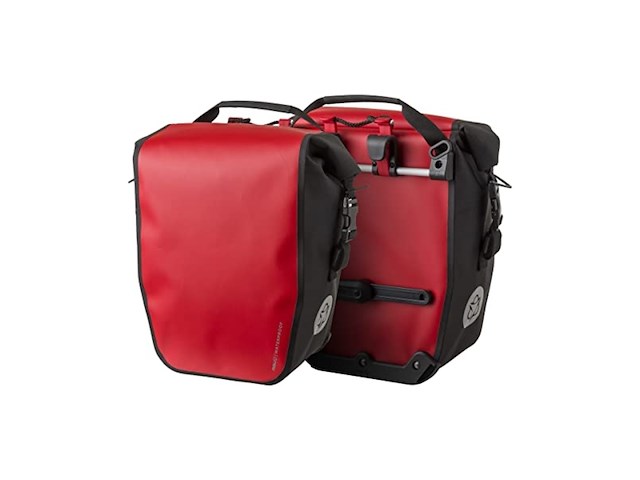 Agu clean enkele fietstas shelter medium set rood 32lwaterdicht afneembare schouderriem - afbeelding 1 van  5