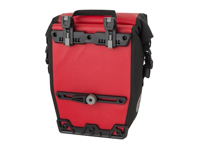 Agu clean enkele fietstas shelter medium set rood 32lwaterdicht afneembare schouderriem - afbeelding 3 van  5
