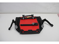 Agu clean enkele fietstas shelter medium set rood 32lwaterdicht afneembare schouderriem - afbeelding 4 van  5