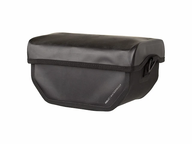 Agu clean stuurtas shelter zwart 5 l waterdicht klickfix reflecterend - afbeelding 1 van  6