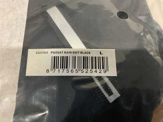 Agu passat regenpak maat l - afbeelding 2 van  2