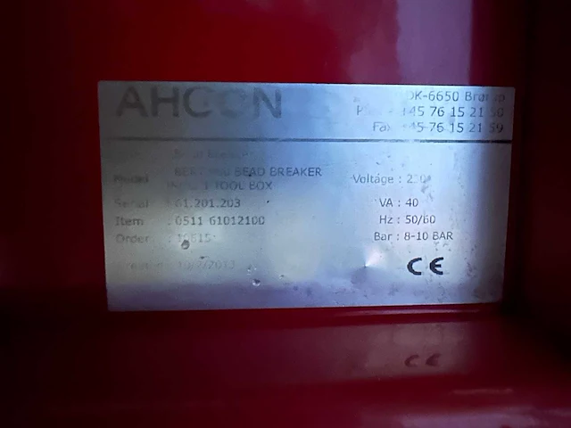 Ahcon - speedline - bandenstraat / bandenmontagelijn - afbeelding 11 van  13