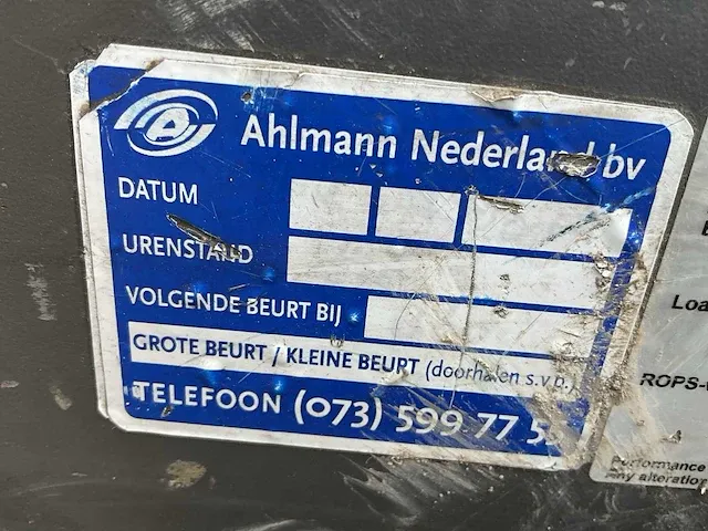 Ahlmann az95 shovel - afbeelding 26 van  47