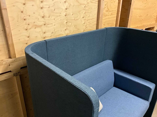 Ahrend - privacy zithoek 2-persoons 157x90x137cm - afbeelding 3 van  5