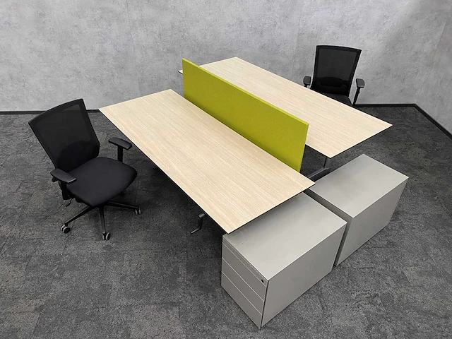 Ahrend 500 - complete zit-zit slinger duo werkplek 200x80 - afbeelding 19 van  20