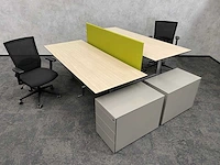 Ahrend 500 - complete zit-zit slinger duo werkplek 200x80 - afbeelding 1 van  20