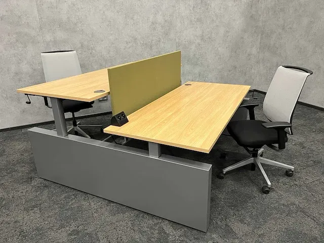 Ahrend/ steelcase - duo slinger werkplek 180x80 - afbeelding 1 van  27